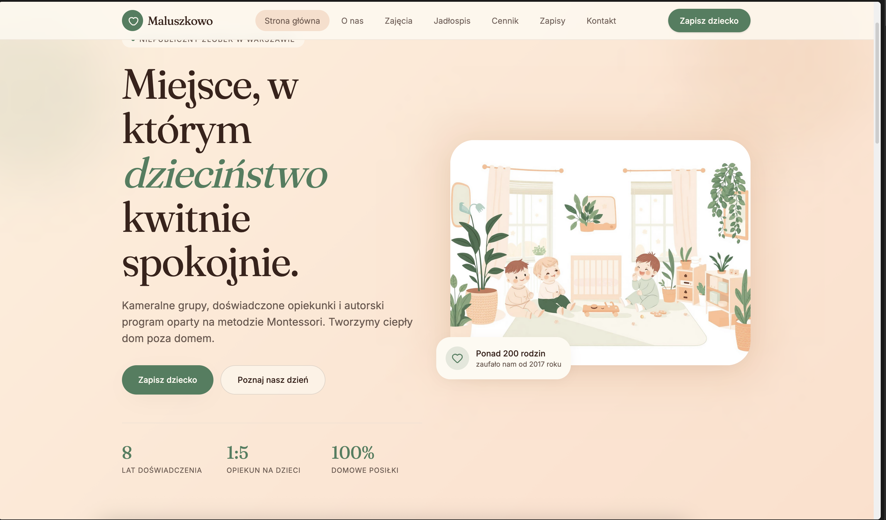 Żłobek Maluszkowo (Projekt koncepcyjny)